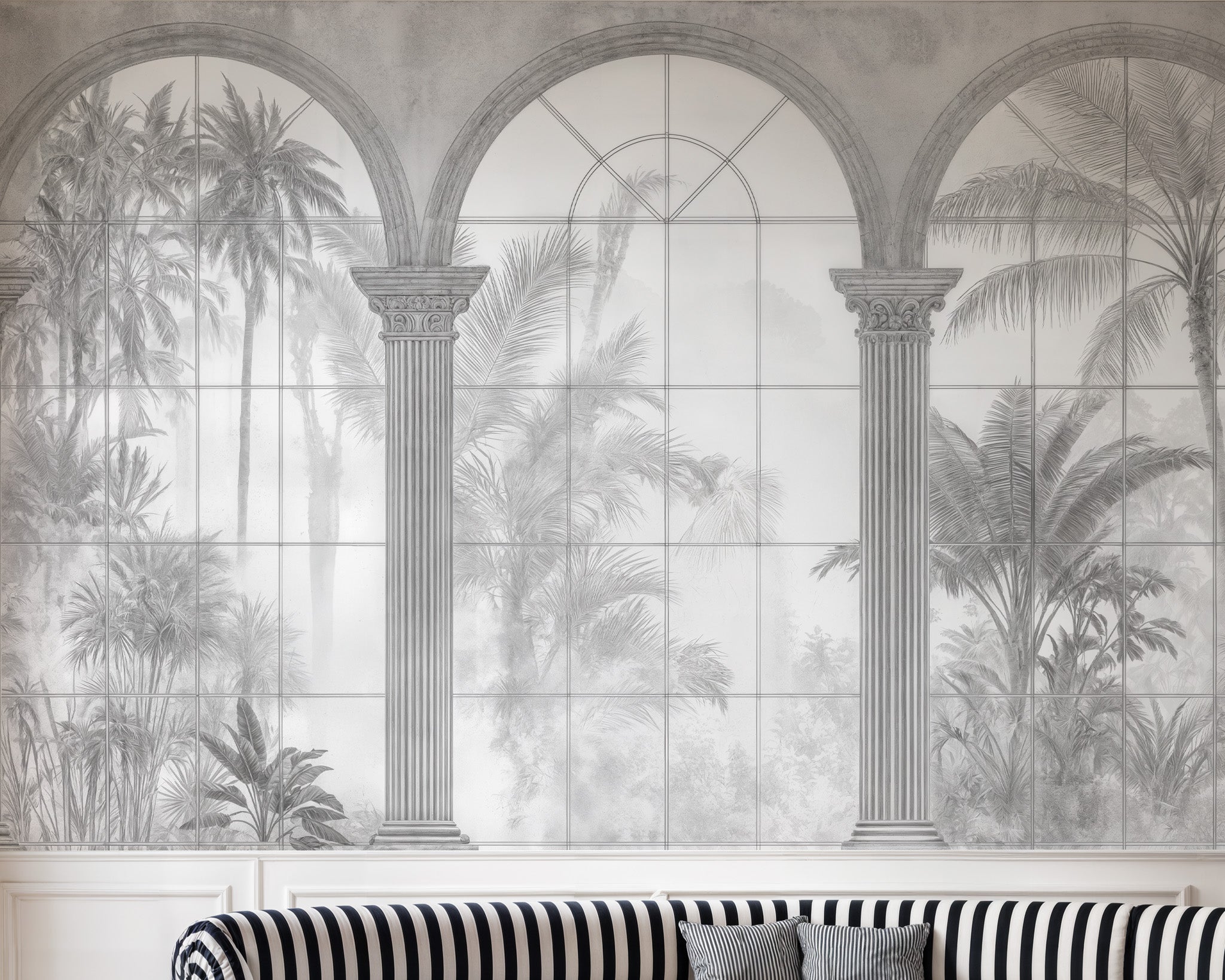Arched Garden View