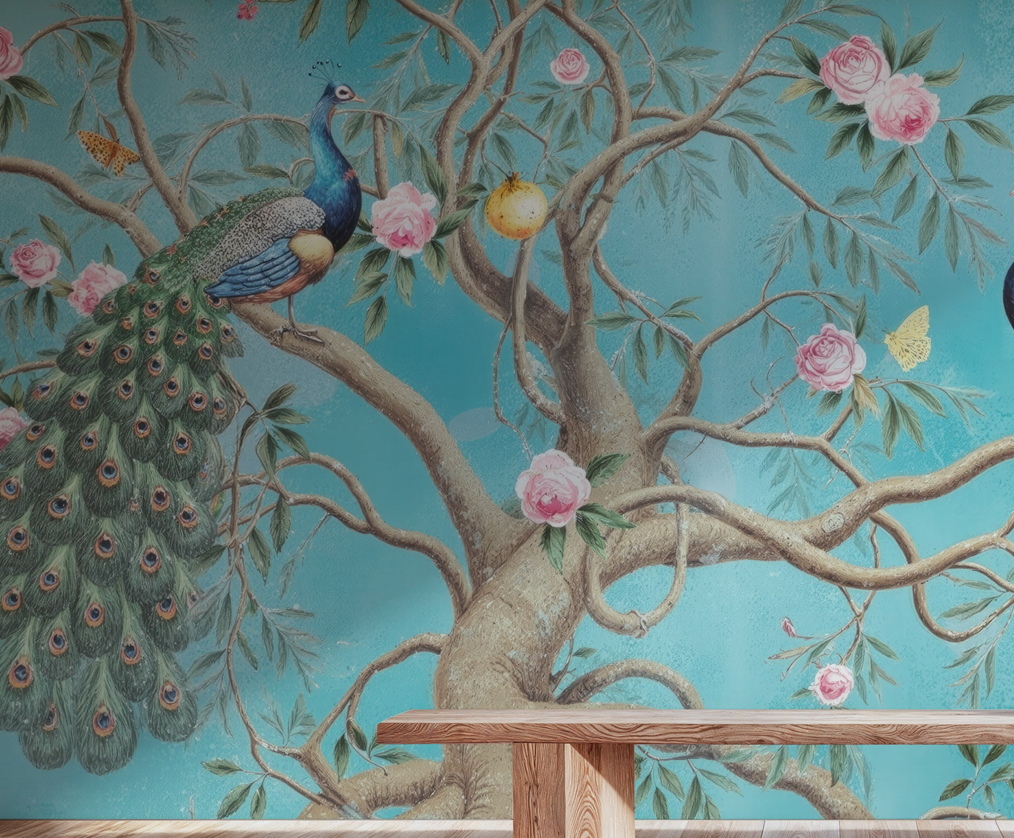 Peacocks in Bloom
