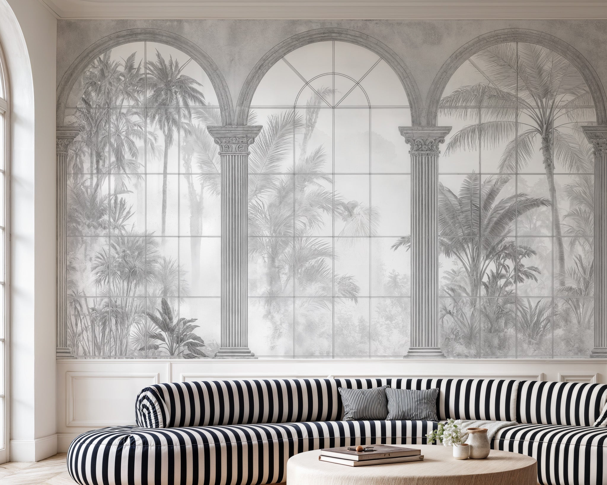 Arched Garden View