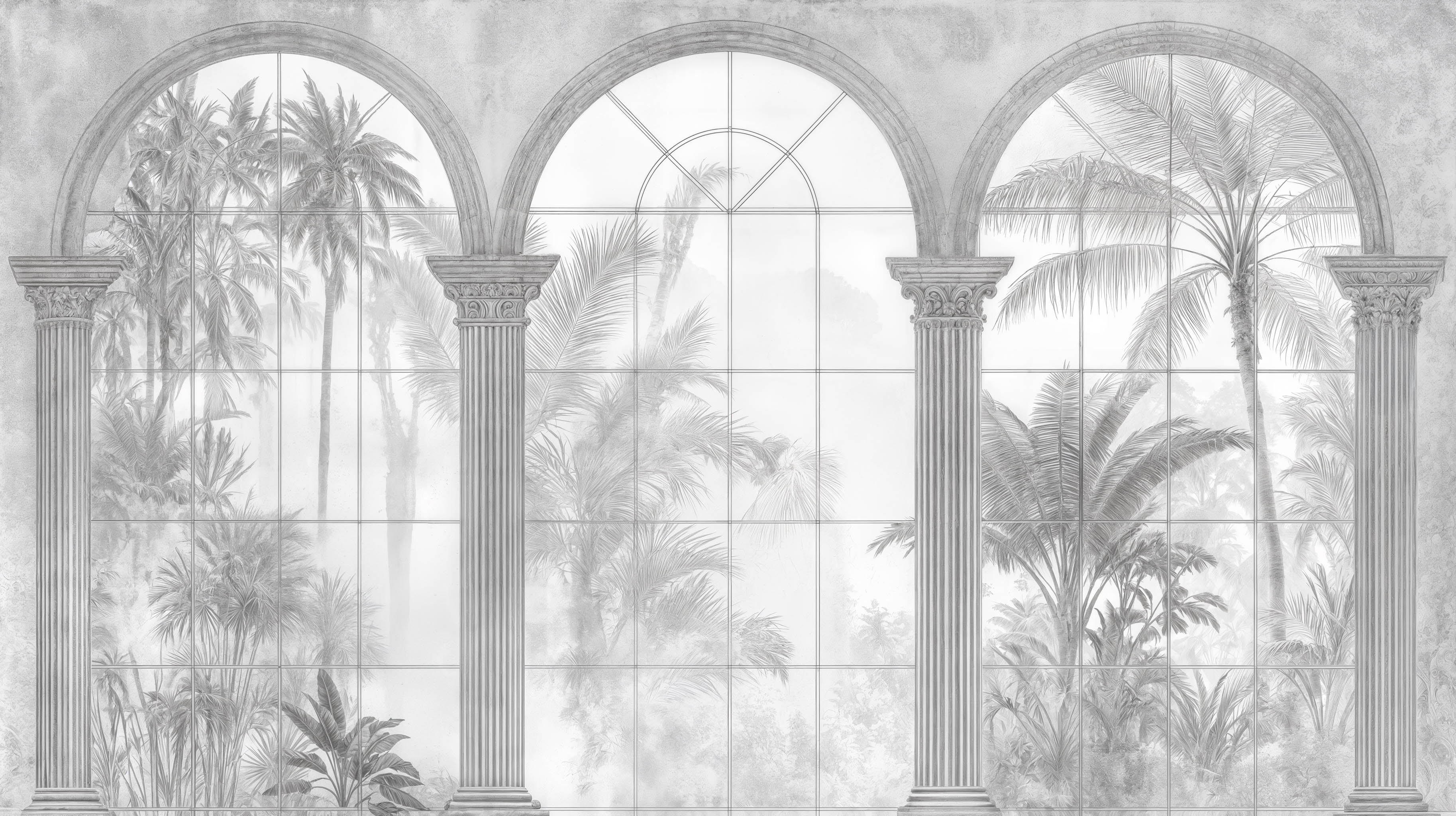 Arched Garden View