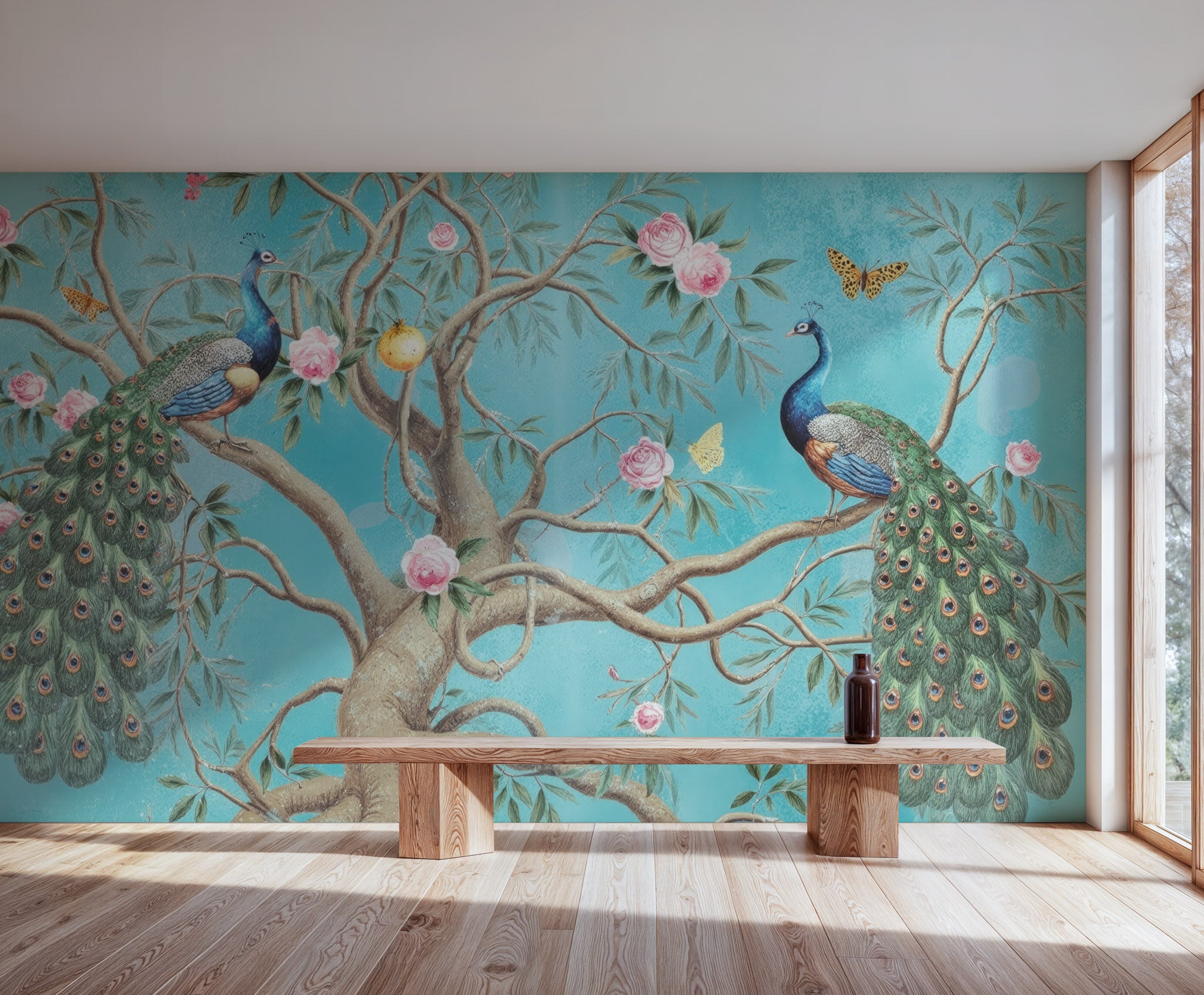 Peacocks in Bloom