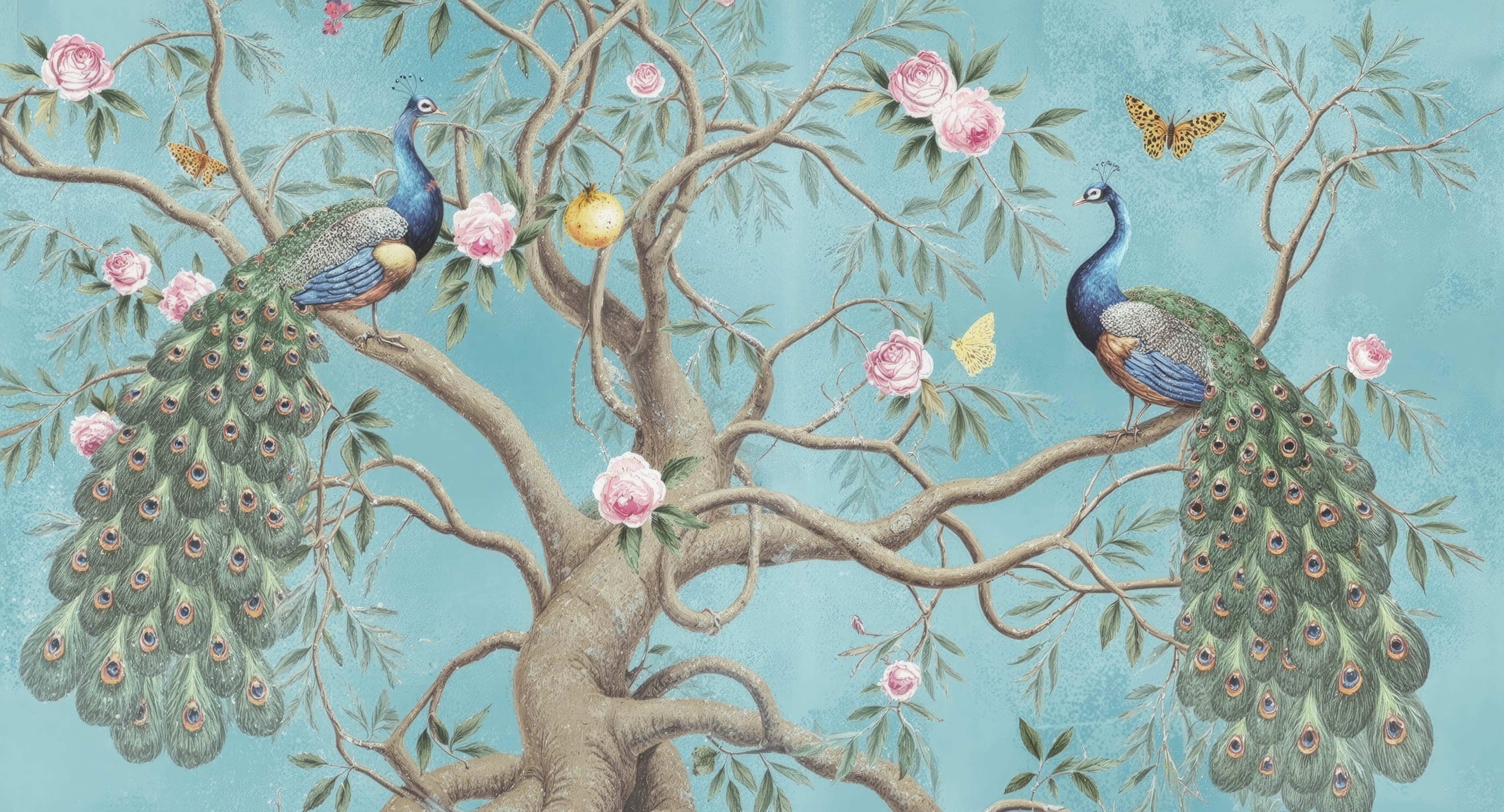 Peacocks in Bloom